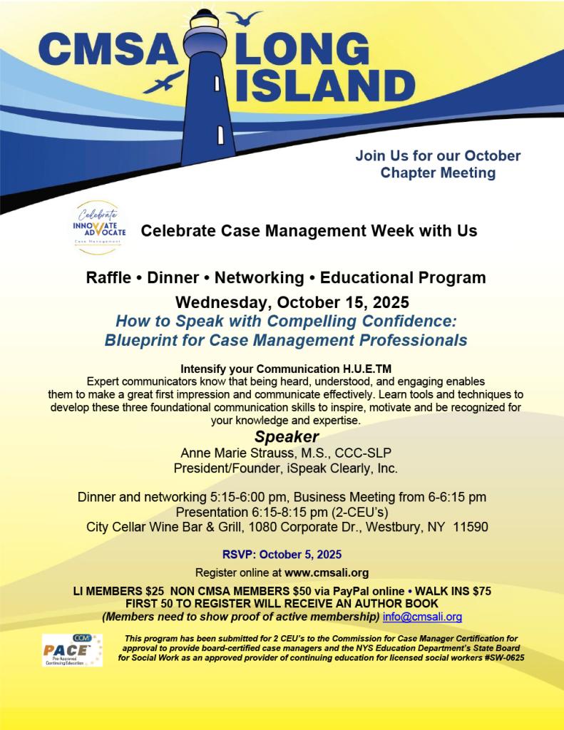 CMSALI October Meeting Update